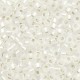 Miyuki rocailles kralen 8/0 - Silverlined matte crystal 8-1F